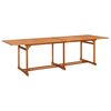 vidaXL Utend&oslash;rs spisebord 280x90x75 cm heltre akasie