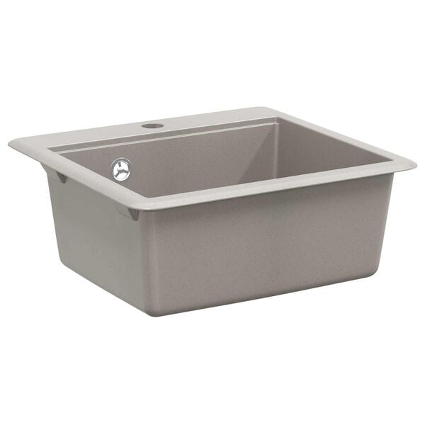 vidaXL Vask Gr&aring; 470 x 440 mm Granitt