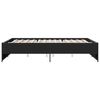 vidaXL Sengeramme svart 160x200 cm konstruert tre og metall