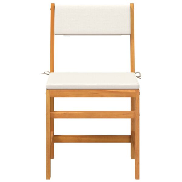 vidaXL Hagesofagruppe med puter 3 deler heltre akasie