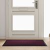 vidaXL Dørmatte Bordeaux 60 x 40 x 1.2 cm Teddy-stoff