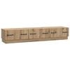vidaXL TV-skap 147 x 34,5 x 27 cm Artisan eik Konstruert tre