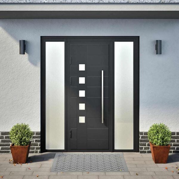 vidaXL Hageplanter 2 stk 30x30x30 cm oksidert st&aring;l