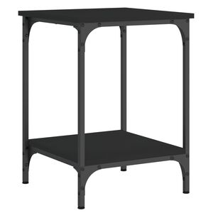 vidaXL Salongbord svart 40x40x55 cm konstruert tre