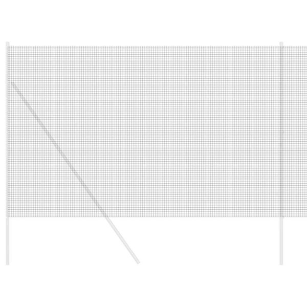 vidaXL Sveist trådgjerde Grå 1.5 x 10 m Stål