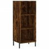 vidaXL Highboard r&oslash;kt eik 34,5x34x180 cm konstruert tre