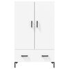 vidaXL Highboard hvit 69,5x31x115 cm konstruert tre