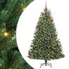 vidaXL Kunstig sammensatt juletre Gr&oslash;nn 180 cm PVC og metall