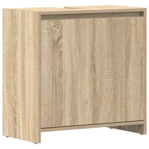 vidaXL Baderomsskap sonoma eik 60x33x61 cm konstruert tre