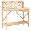 vidaXL Pottebenk med espalier heltre gran