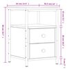 vidaXL Nattbord sonoma eik 34x35,5x50 cm konstruert tre