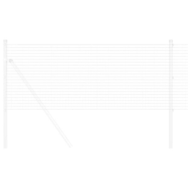 vidaXL Sveist tr&aring;dgjerde s&oslash;lv 0.6 x 25 m