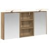 vidaXL Baderomsskapsett 3 pcs 126 x 16 x 62.5 cm Konstruert tre