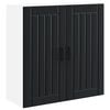 vidaXL Veggskap LUCCA Svart 80 x 31 x 80 cm Konstruert tre