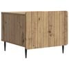 vidaXL Kaffebord Artisan eik 49 x 50 x 42 cm Konstruert tre
