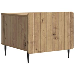 vidaXL Kaffebord Artisan eik 49 x 50 x 42 cm Konstruert tre