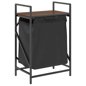 vidaXL skittent&oslash;yskurv 1 rom med hylle brun eik