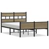 vidaXL Sengeramme uten madrass sonoma eik 120x190 cm konstruert tre