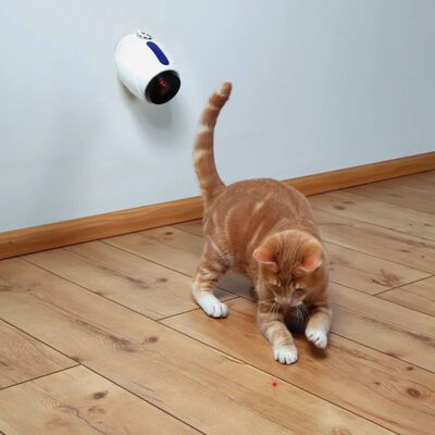 TRIXIE Automatisk laserpeker katteleke 11 cm hvit 41311