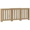vidaXL Radiatordeksel artisanal eik 205x21,5x83,5 cm konstruert tre