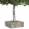 vidaXL Gabion hevet seng s&oslash;lv 60 x 60 x 20 cm Galvanisert St&aring;l