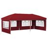 vidaXL Pop-up Festtelt 575 x 289 x 245 cm Burgunder