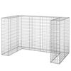 vidaXL Gabion for s&oslash;ppeldunkskur galvanisert st&aring;l 180x100x110 cm