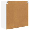 vidaXL Hengende skap med lagring Hvit 80 x 31 x 80 cm Konstruert tre