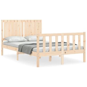 vidaXL Sengeramme uten madrass 120x200 cm heltre furu
