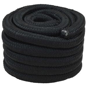 vidaXL B&aring;tsnor 3 mm 5 m Svart PP