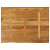 vidaXL Bordplate 100x80x3,8 cm naturlig kant heltre mango