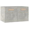 vidaXL Veggskap betonggr&aring; 60x36,5x35 cm konstruert tre