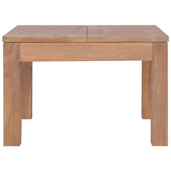 vidaXL Salongbord heltre teak naturlig etterbehandling 60x60x40 cm