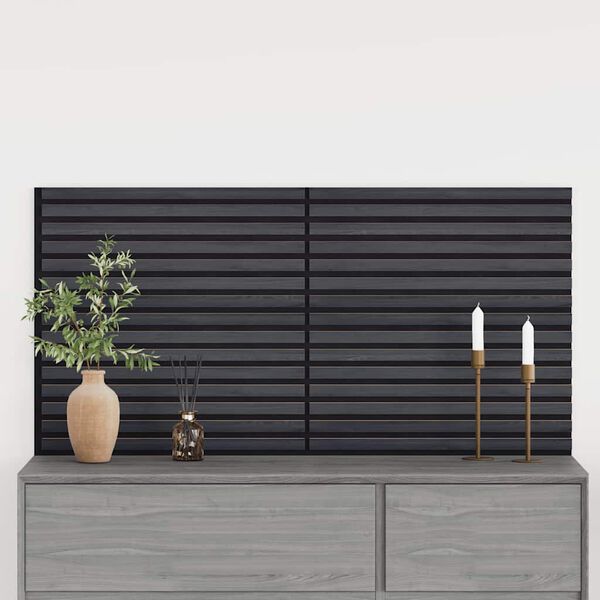 vidaXL akustiske veggpaneler 2 stk lamell 60,5x60 cm eikefiner