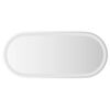 vidaXL LED-baderomsspeil 80x35 cm oval