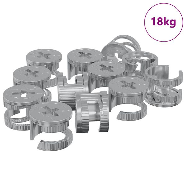 vidaXL Kamel&aring;semuttere 4000 pcs s&oslash;lv Metall