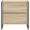 vidaXL Nattbord med skuff Sonoma 50 x 39.5 x 50 cm Konstruert tre