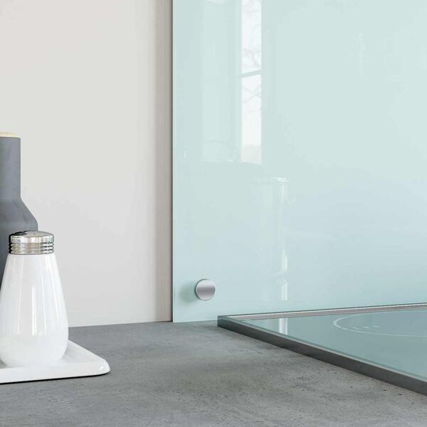 vidaXL Kjøkkenplate hvit 70x40 cm herdet glass