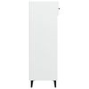 vidaXL Skoskap hvit 60x35x105 cm konstruert tre