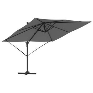 vidaXL Roma parasol Antrasitt 286 x 284 x 265 cm