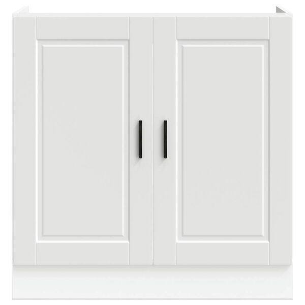 vidaXL Vask underskap Porto hvit 80x46x81,5 cm konstruert tre