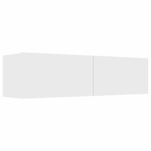 vidaXL TV-benk hvit 120x30x30 cm konstruert tre