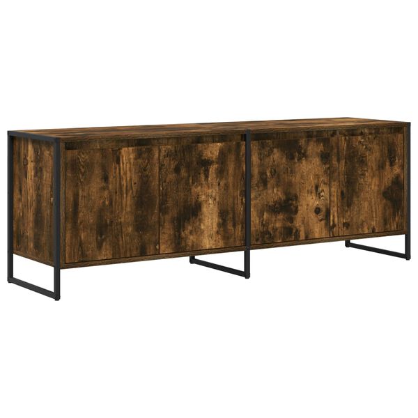 vidaXL TV-skap R&oslash;yk Eik 140 x 36 x 49.5 cm Konstruert tre