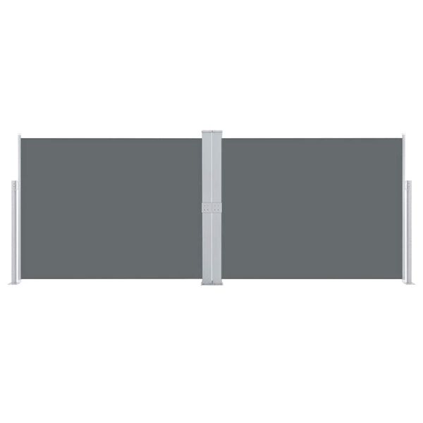 vidaXL Uttrekkbar sidemarkise 140x1000 cm antrasitt