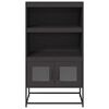 vidaXL Highboard svart 68x39x123 cm stål