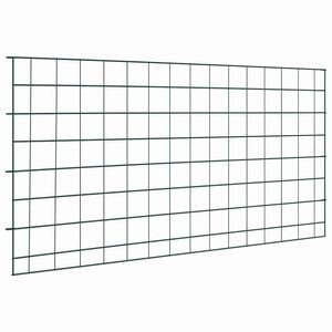 vidaXL Damhegnsett 5 stk. 100 x 50 cm St&aring;l gr&oslash;nn