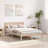 vidaXL Sengestamme Brun 120 x 200 cm Massivt furutre