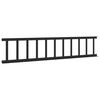 vidaXL Tak sn&oslash;fanger Svart 100 x 2,5 x 20 cm St&aring;l
