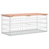vidaXL Hagebenk gabiondesign 103x44x42 cm heltre douglasgran