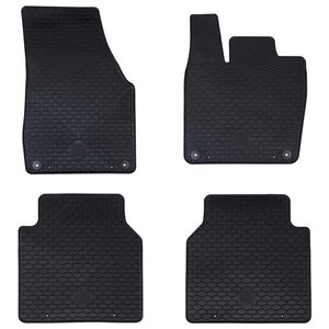 vidaXL Bilmatte 4 pcs Svart Passer for VW ID.7 2023- Gummi